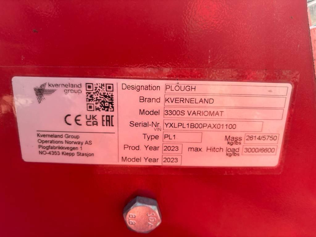 Kverneland 3300 S Variomat 6 F Aratri reversibili
