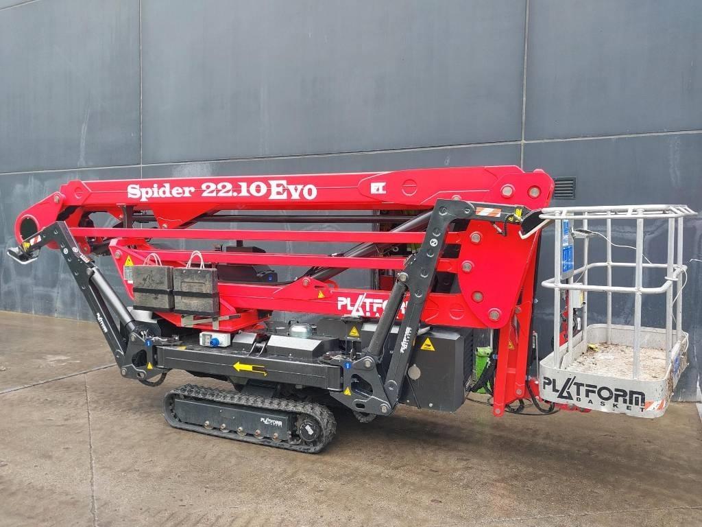 Platform Basket Spider 22.10 spinhoogwerker Compact self-propelled boom lifts
