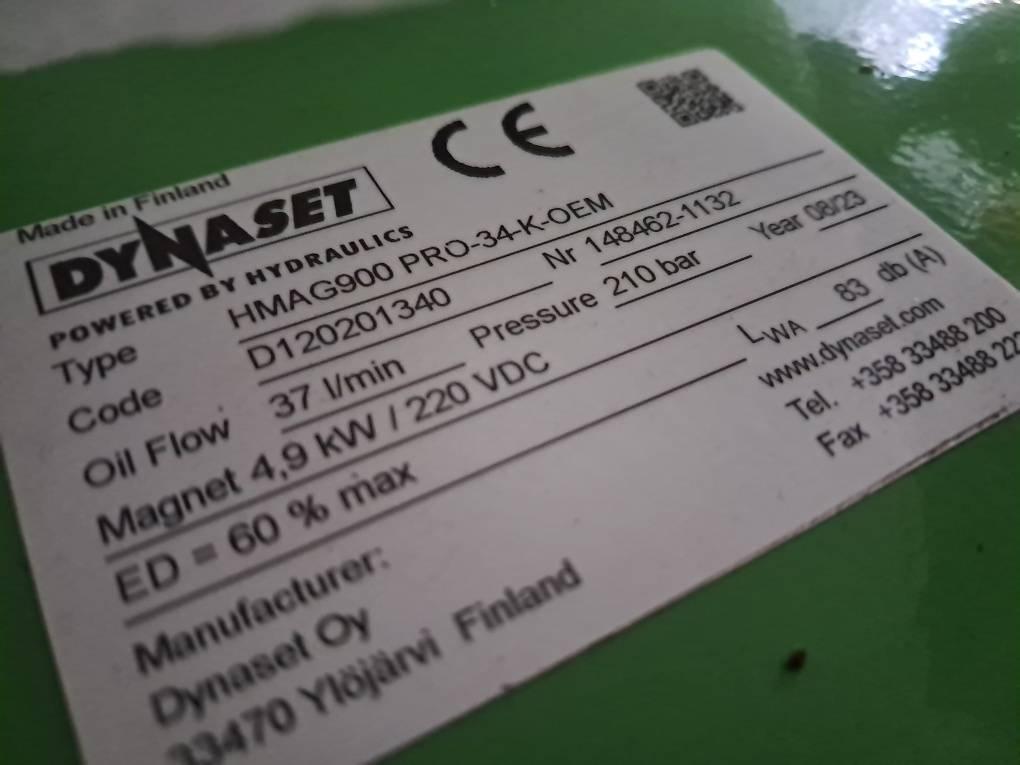 Dynaset HMAG900 Other components