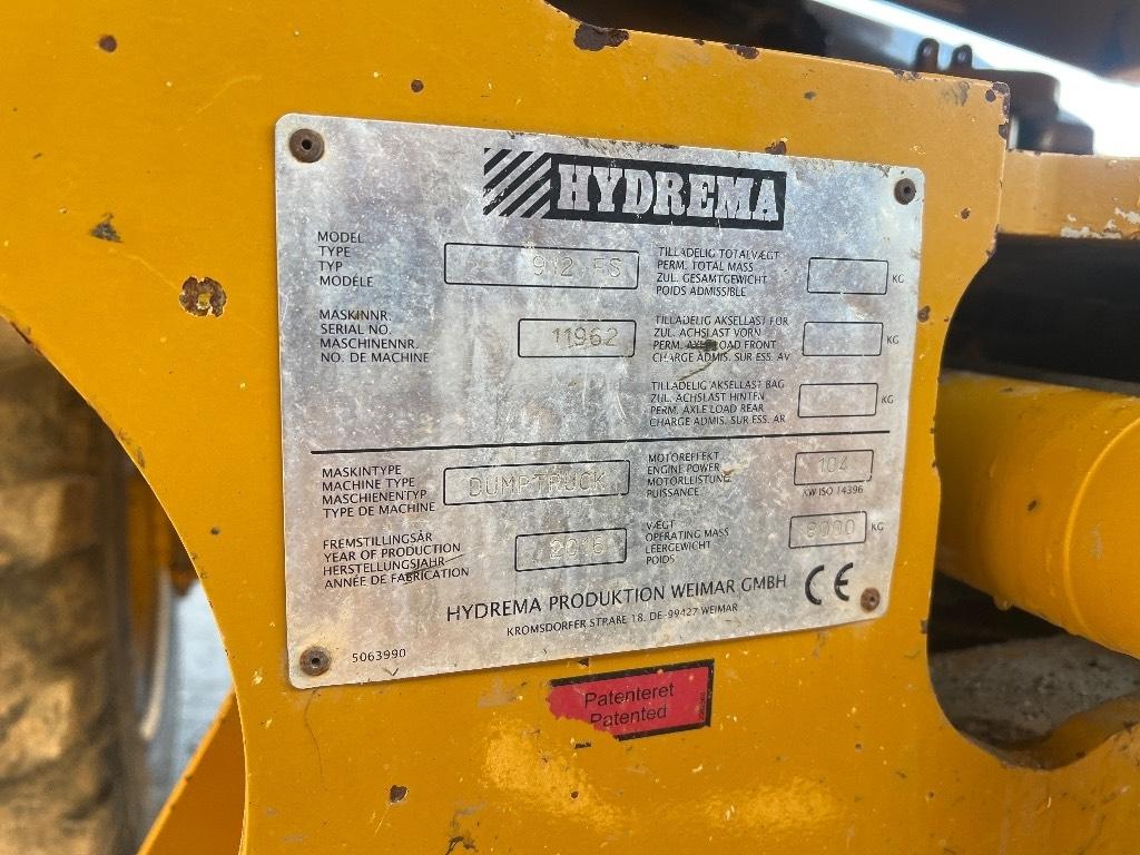 Hydrema 912FS Knækstyrede dumpere