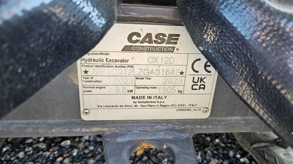 CASE CX12D Miniescavatori