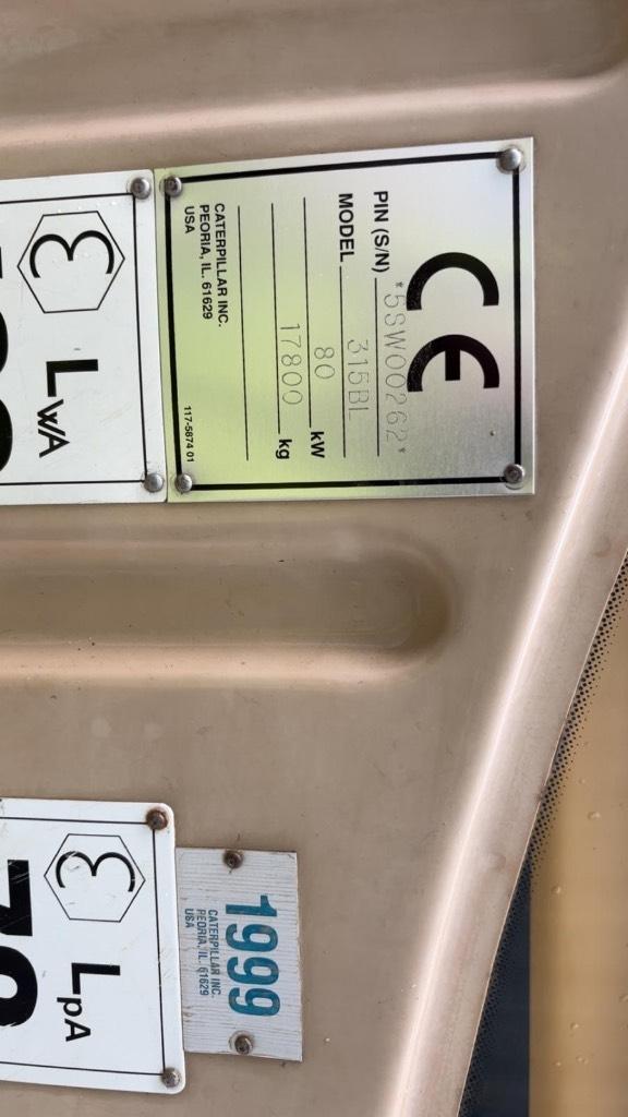 CAT 315 B L Escavatori cingolati