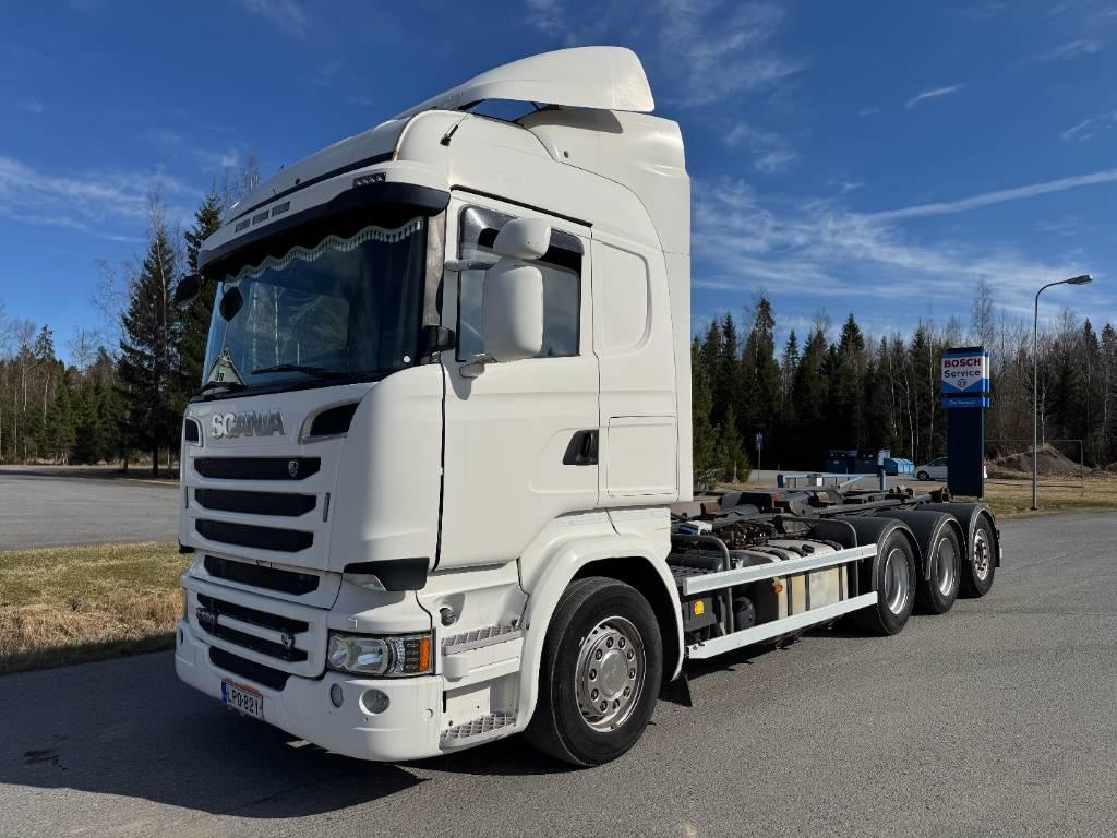Scania R 580 8x4 Koukkulava kuorma-autot