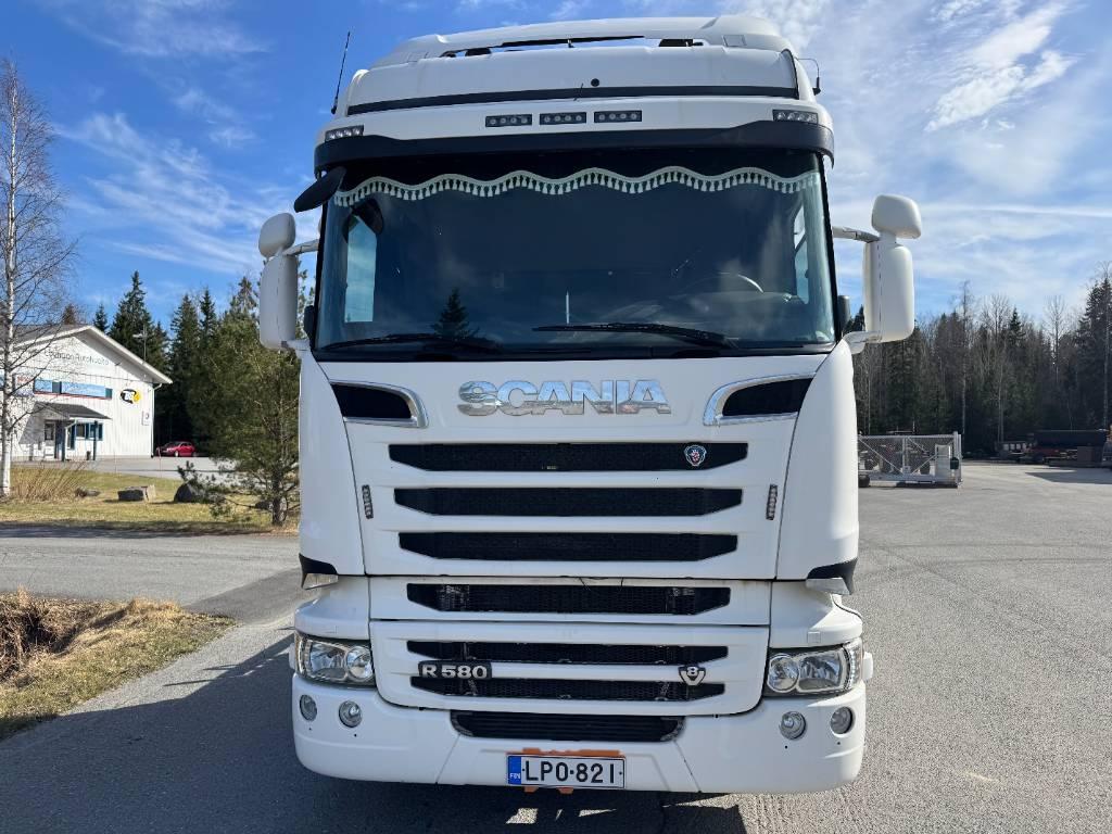 Scania R 580 8x4 Koukkulava kuorma-autot