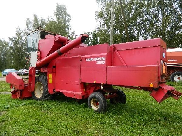 Sampo-Rosenlew 360 Ražas novākšanas kombaini