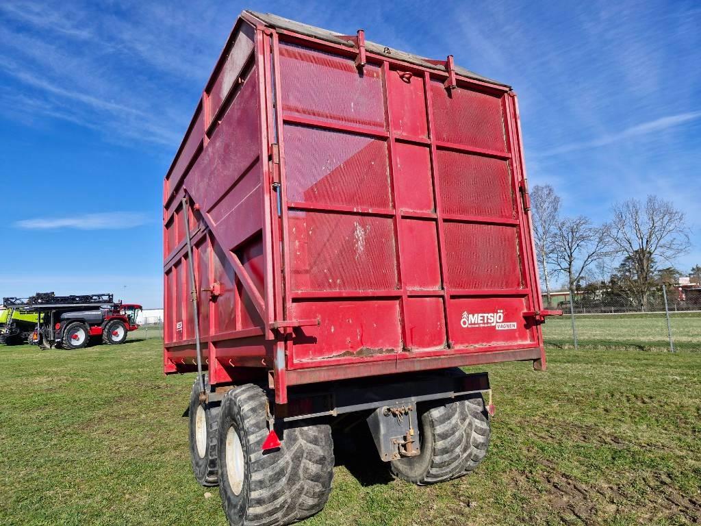 Metsjö MetaX Fältflak + GF påbyggnad 36 m3 Grain / Silage Trailers