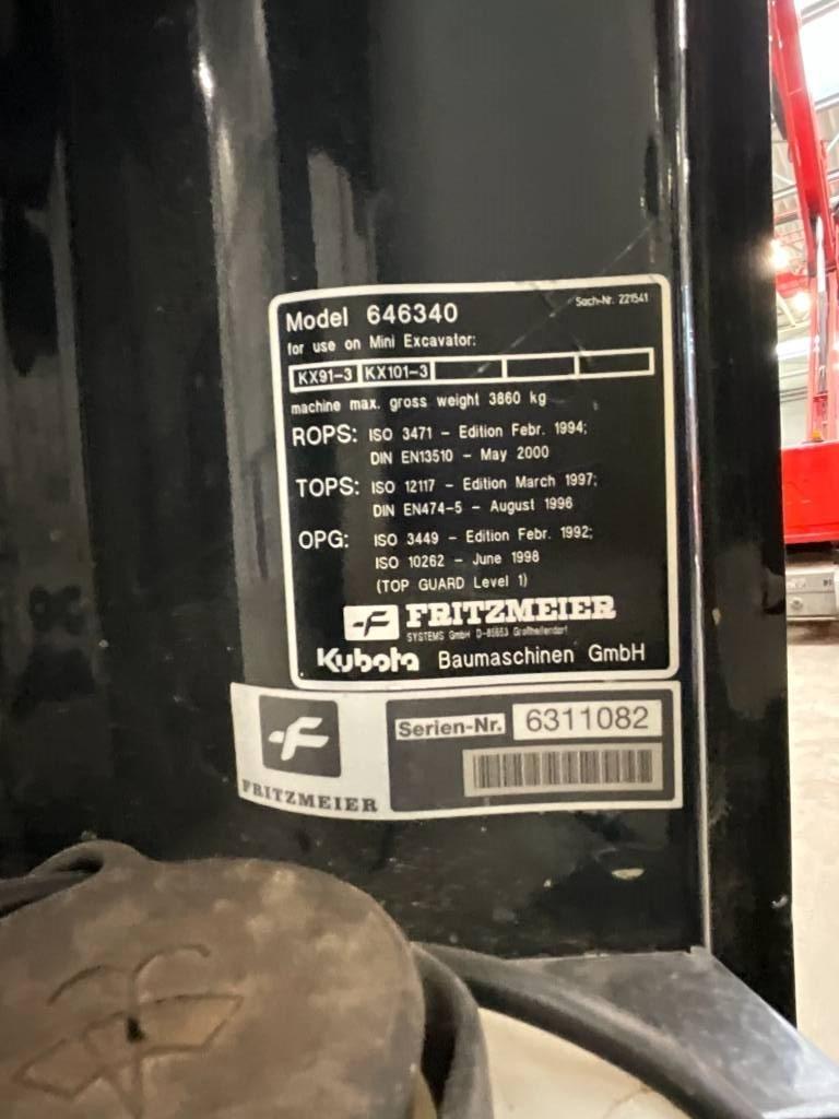 Kubota KX 91-3 / KX 101-3 Cabine e interni