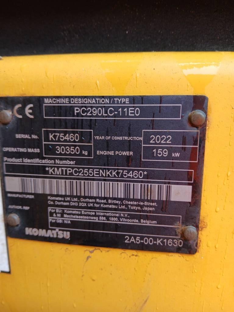 Komatsu PC 290 LC-11 Crawler excavators