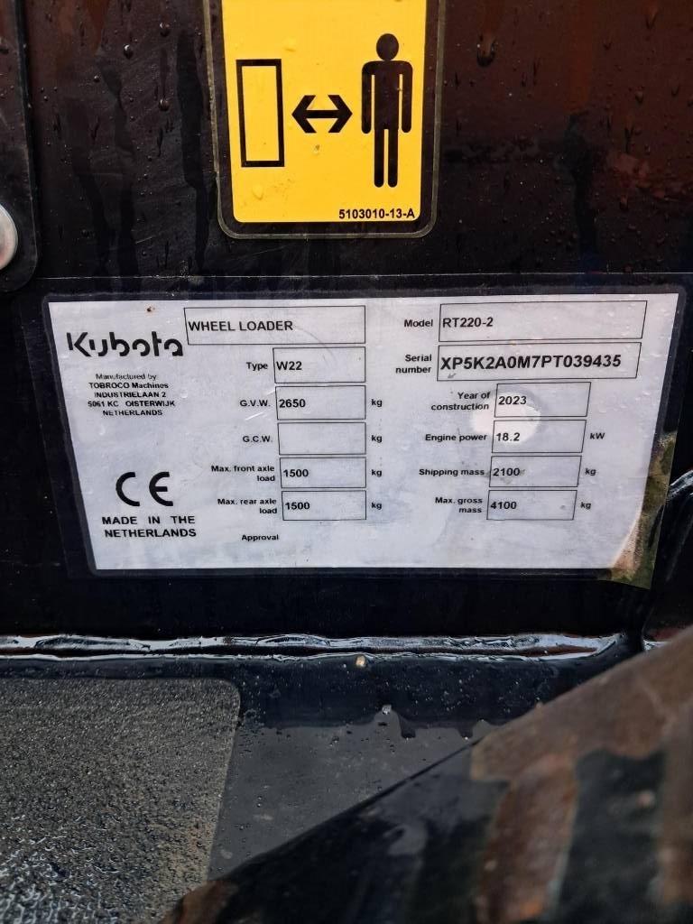 Kubota RT 220-2e Minilæsser - knækstyret