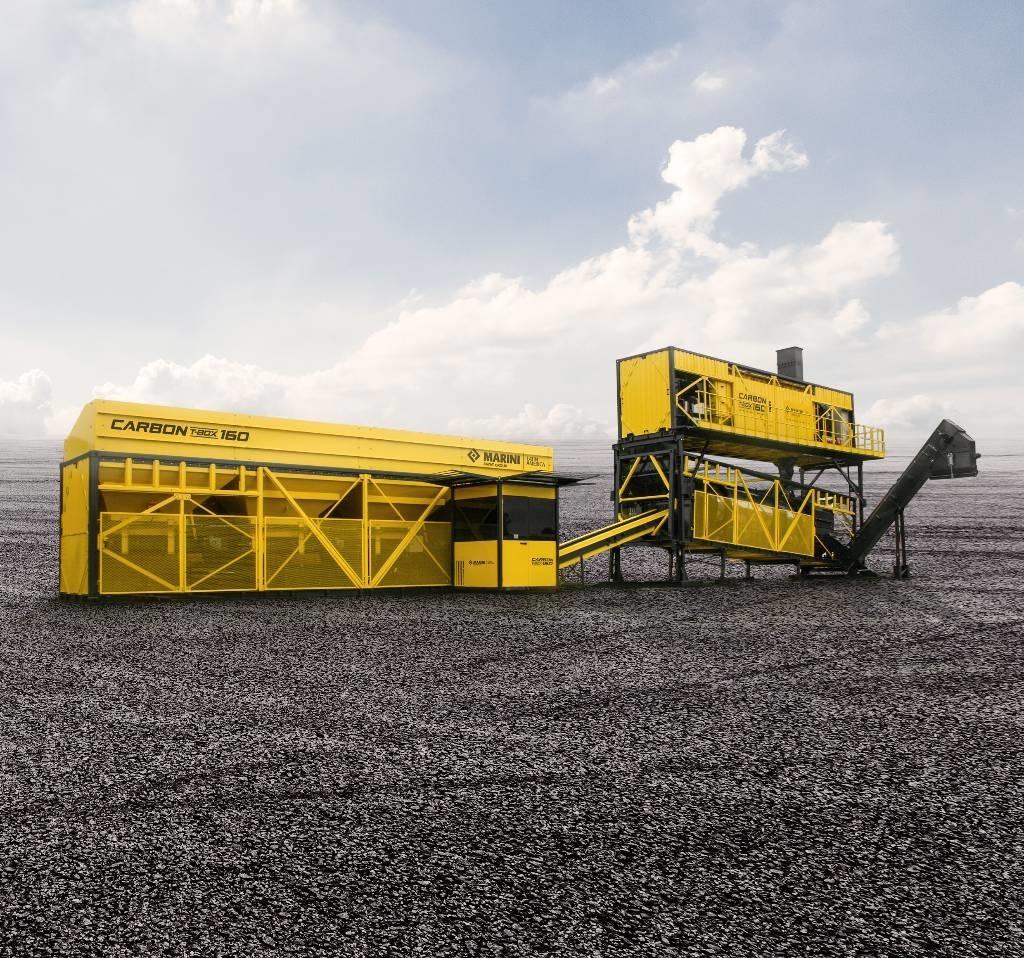 Marini Carbon T-Max 160 mobile asphalt plant Równiarki