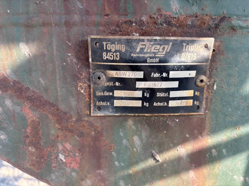 Fliegl ASW 270 Afskubbervogn 3 Aksler ASW 270 Afskubbervo Other trailers