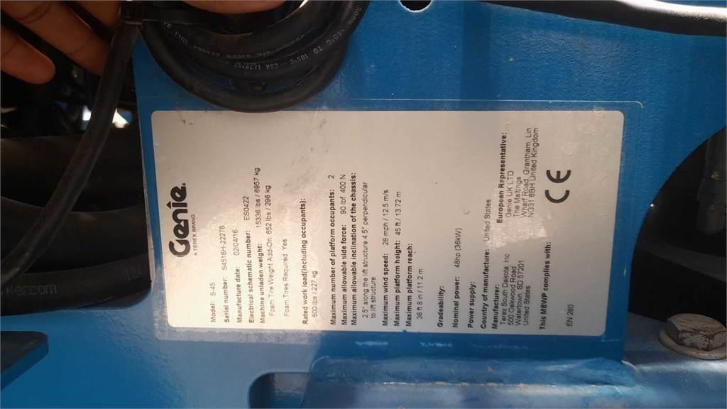 Genie S45 Teleskopické plošiny