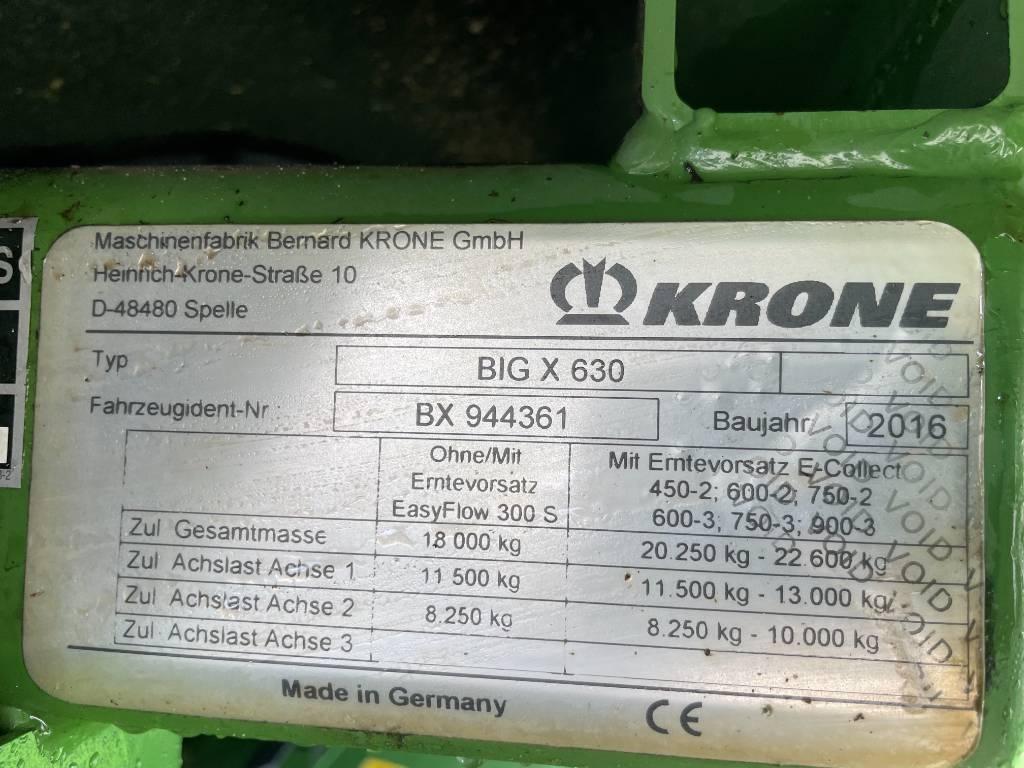 Krone Big X 630 Self-propelled foragers