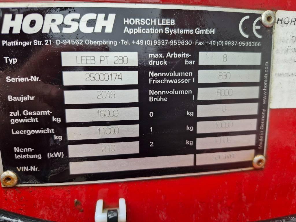 Horsch Leeb PT 280 Self-propelled sprayers