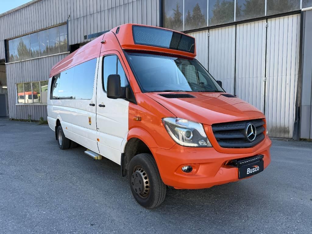 Mercedes-Benz Sprinter 516CDI 4x4. 17+1 seats. Minibusser