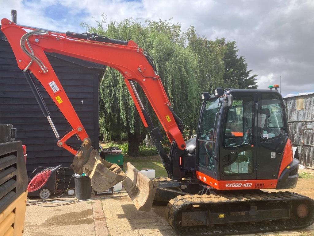 Kubota KX 080-4 Midi excavators  7t - 12t