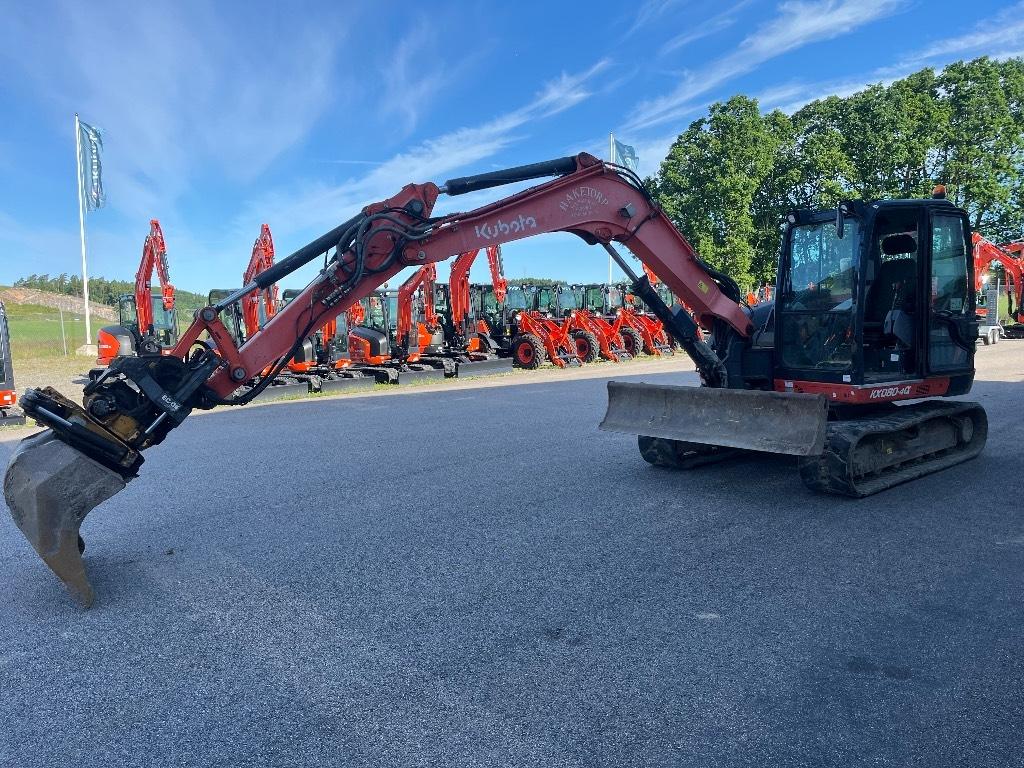 Kubota KX 080-4 Midigrävmaskiner 7t - 12t