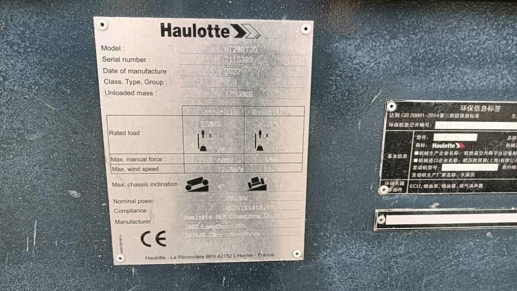 Haulotte HT28RTJO - 2115389 Plataformas de trabajo telescópica
