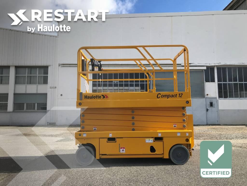 HAULOTTE COMPACT12 - NEW BATTERIES 2 NEW WHEELS Plataformas tijera