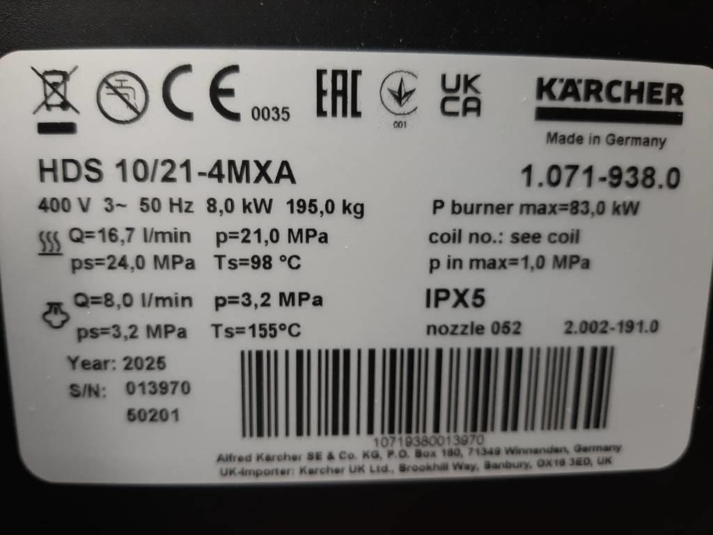 Kärcher HDS 10/21-4 MXA Impianti di lavaggio a bassa pressione