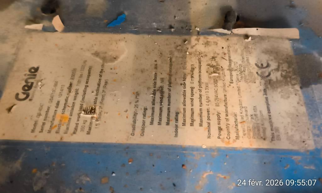 Genie GS 4047 Plataformas tijera