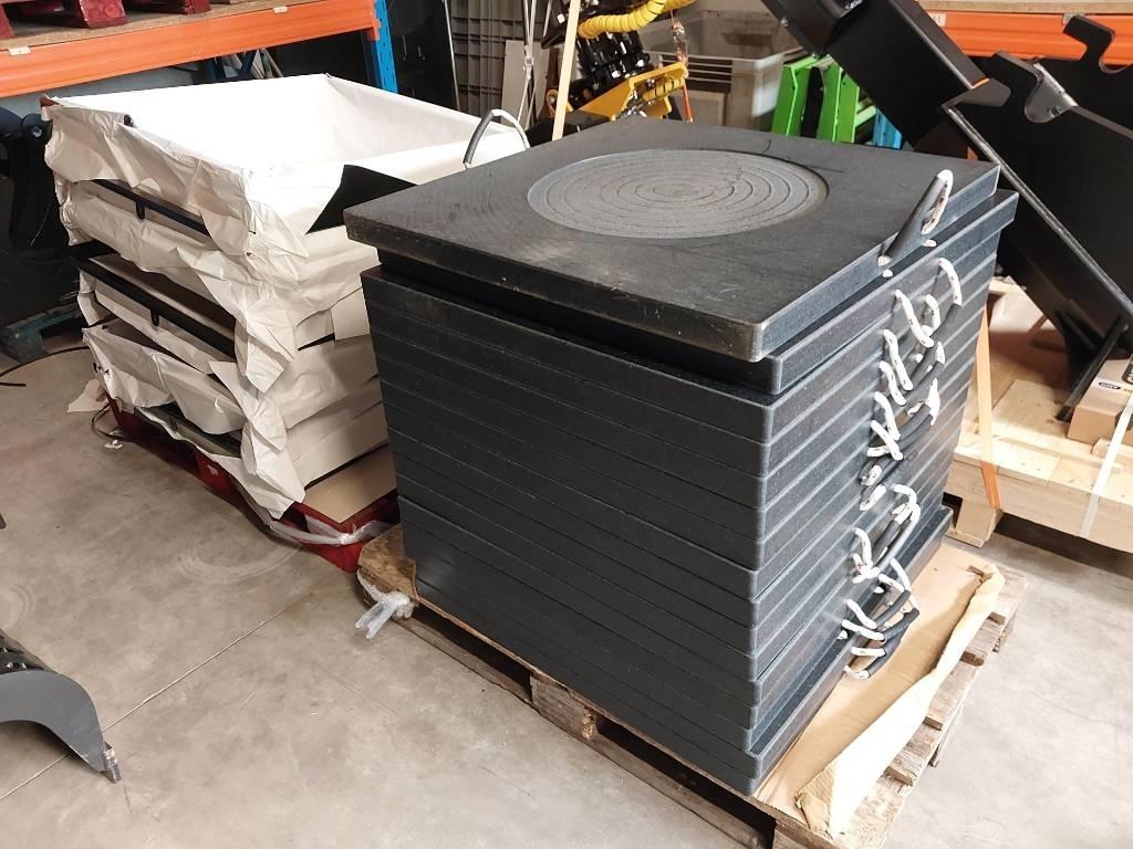  Stempelplaten - Plaque de calage 800x800x50 Telescopic handlers