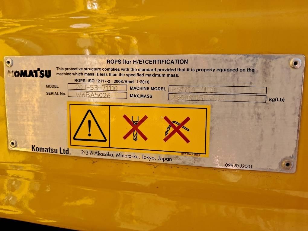 Komatsu PW180-11E0 Pelle sur pneus