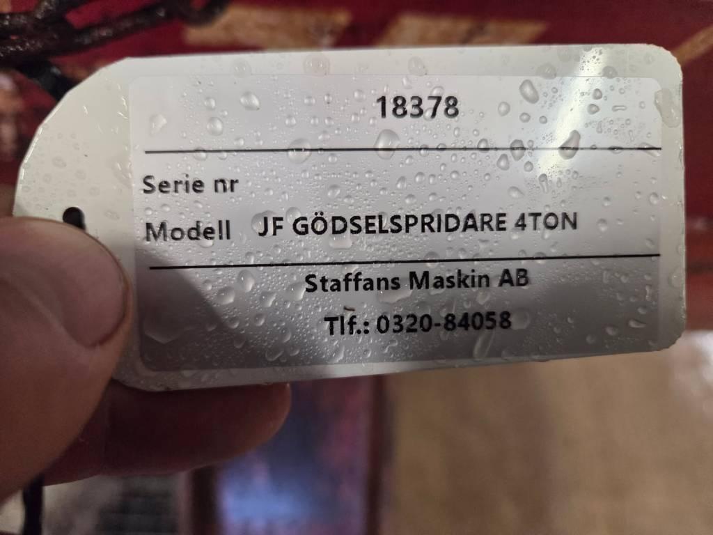JF AV 3 Fast- och kletgödselspridare