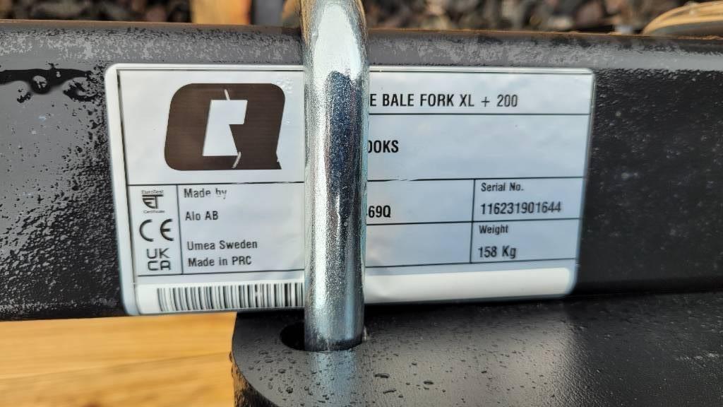 Quicke ÅLÖ Storbalsgrep XL+ 200 uppfällbar greppinnbalk Lastarredskap