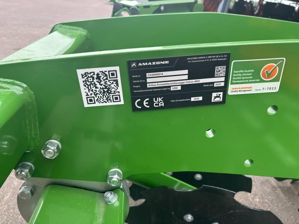 Amazone CATROS+4003 SPECIAL Erpici a dischi