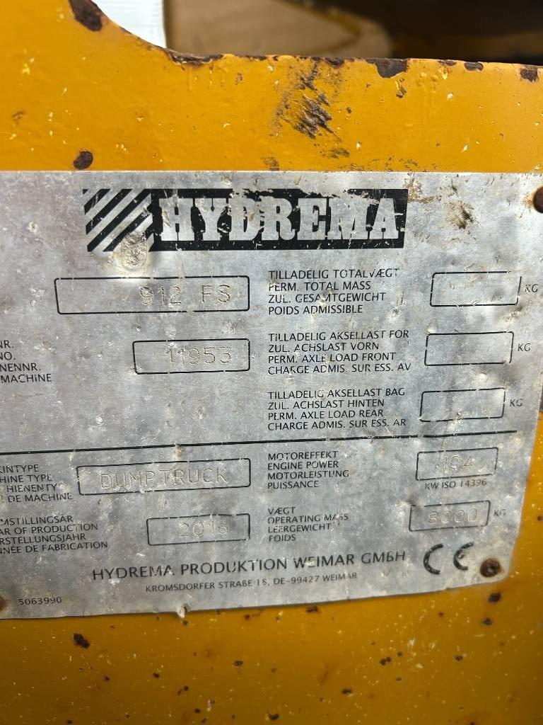 Hydrema 912 FS Dumpere