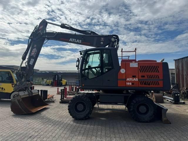 Atlas 190W mit OilQuick OQ70-55 Mobilbagger