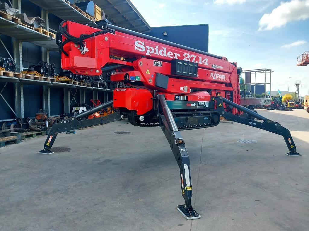 Platform Basket Spider 27.14 Compact self-propelled boom lifts