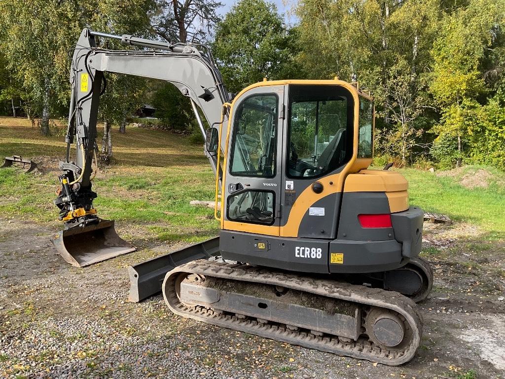 Volvo ECR 88 Midigrävmaskiner 7t - 12t