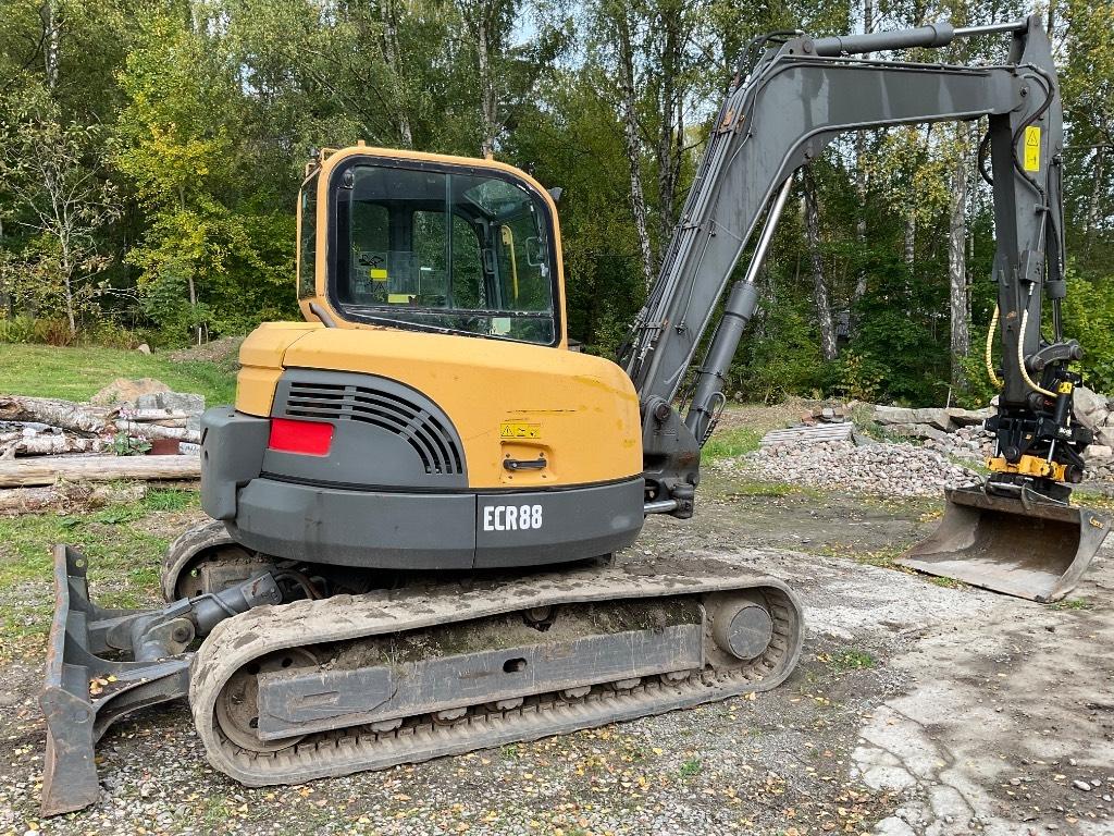 Volvo ECR 88 Midigrävmaskiner 7t - 12t