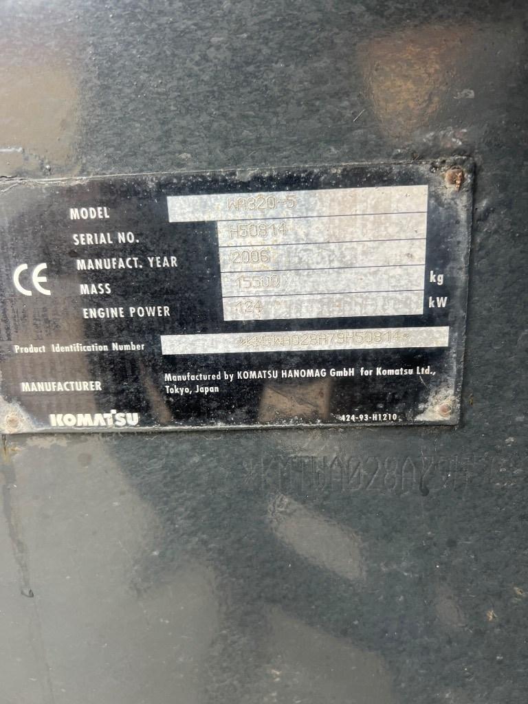 Komatsu WA 320-5 Wheel loaders