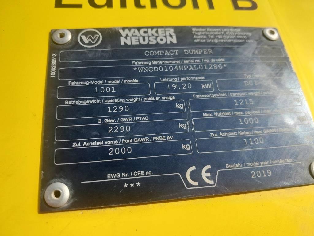 Wacker Neuson 1001 Site dumpers