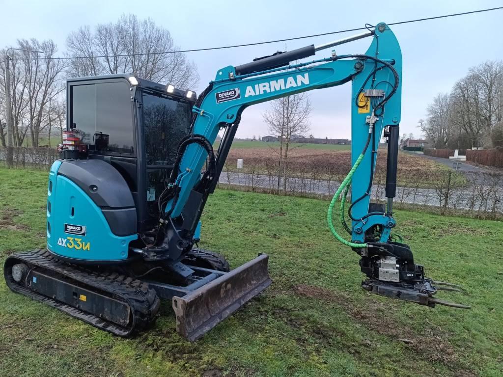 Airman AX33U-7 + Steelwrist (FULL-OPTION) Mini excavators < 7t (Mini diggers)