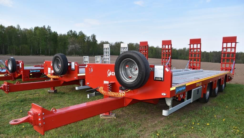 Chieftain 3-axl Lastbilskärra maskintransport Övriga Trailers