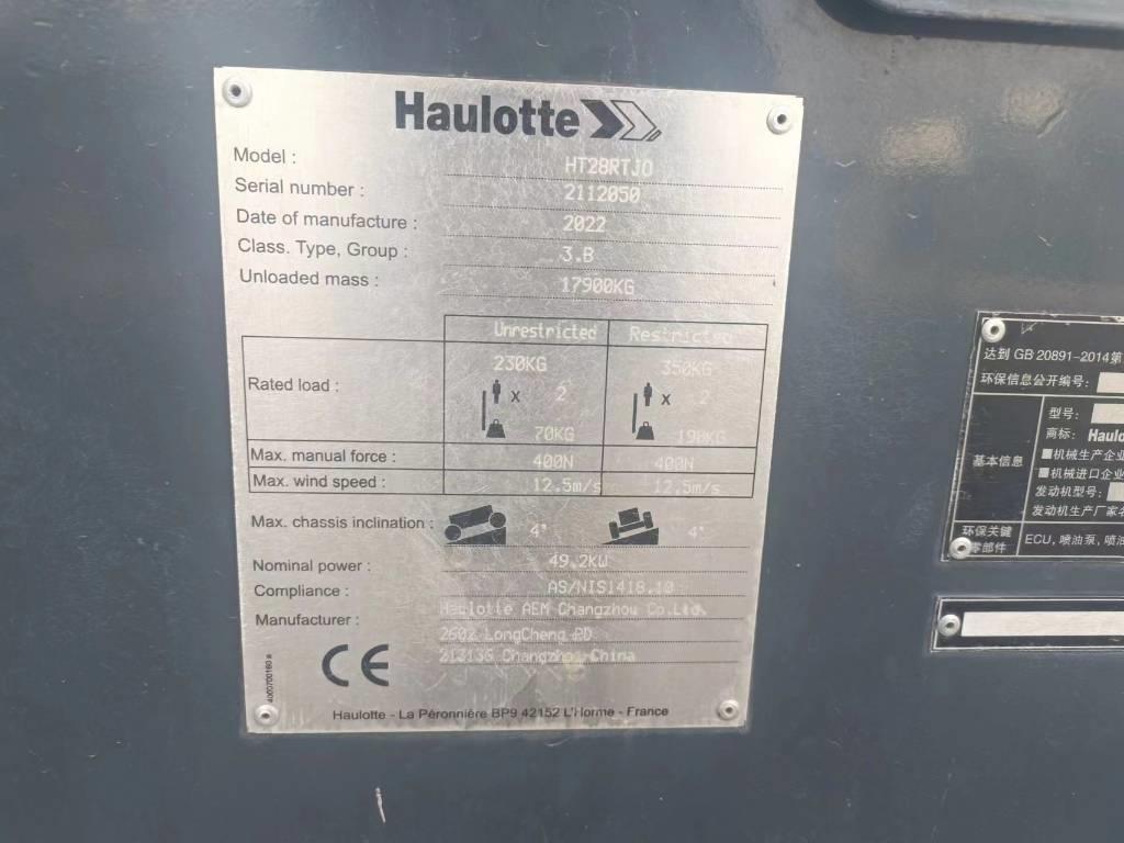 Haulotte HT28RTJO - 2112050 Plataformas de trabajo telescópica