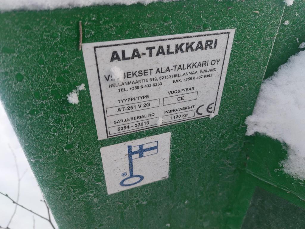 Ala-talkkari AT 251 V 2G Snow throwers