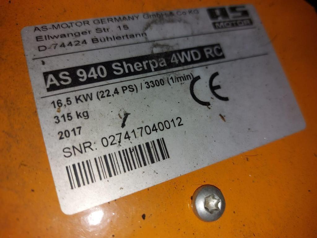 AS Motors AS 940 SHERPA Riding mowers