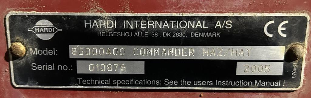 Hardi COMMANDER 2800 TWIN 28M Irroratrici semoventi