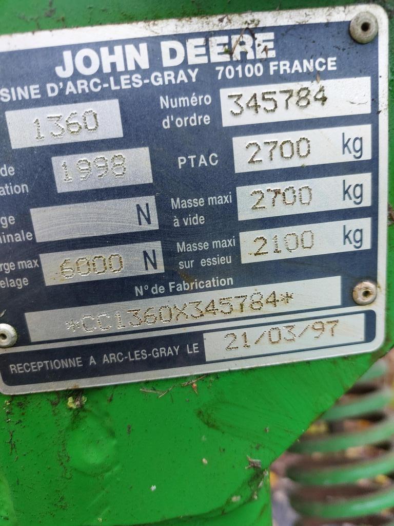 John Deere 1360 Falciacondizionatrici