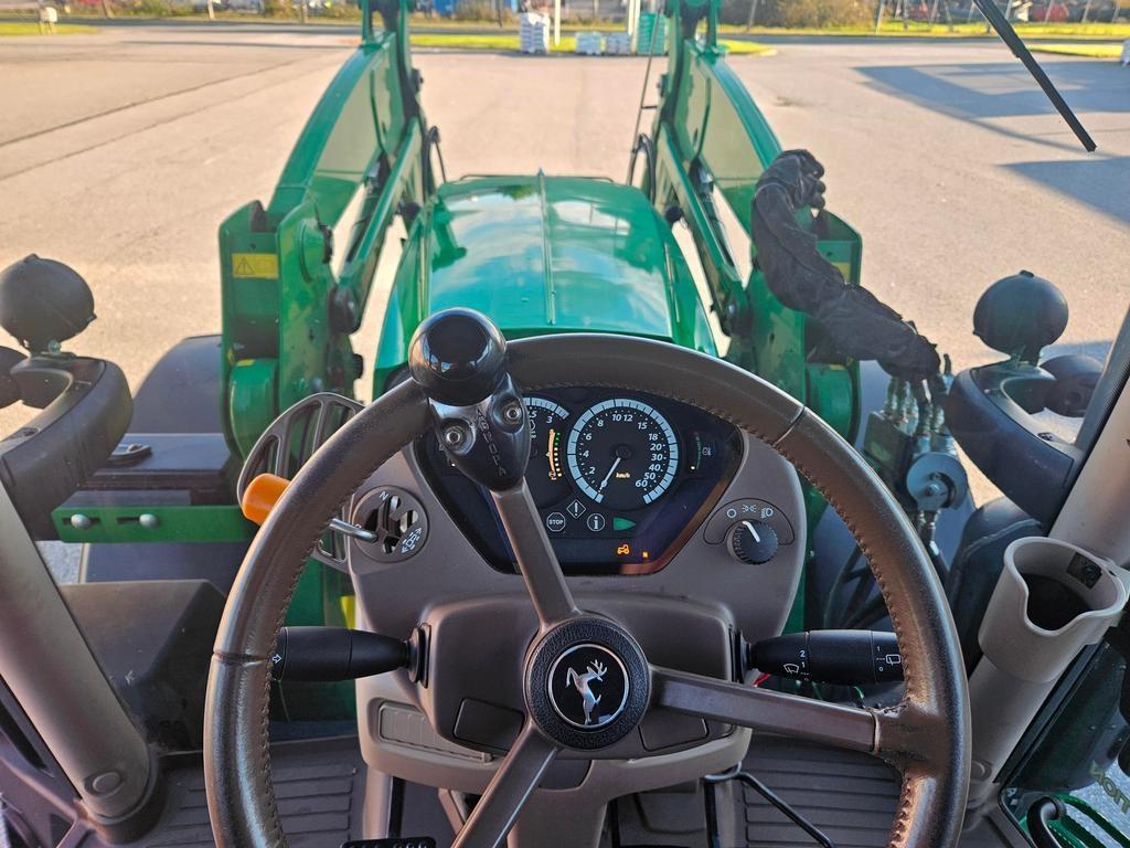 John Deere 6155R +JD643 EK Tractors