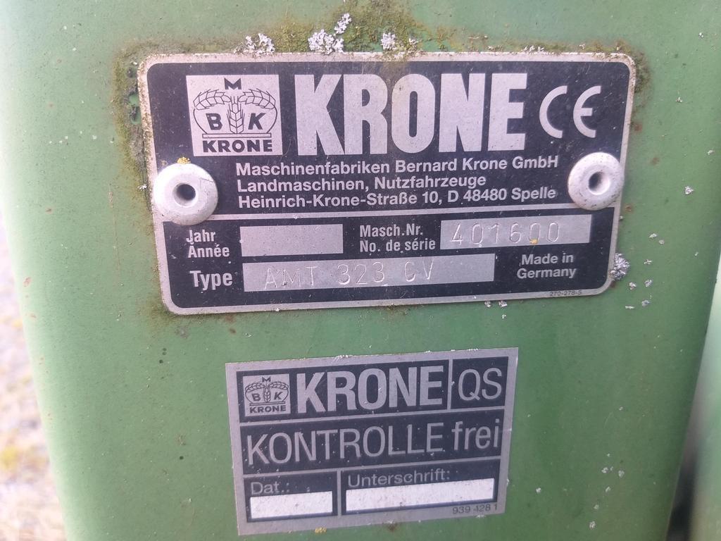 Krone AMT 323 CV Falciacondizionatrici