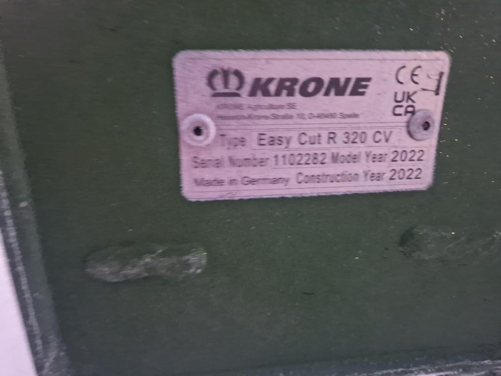 Krone EC R 320 CV Falciacondizionatrici