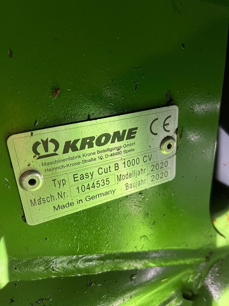 Krone ECB1000CV Falciacondizionatrici