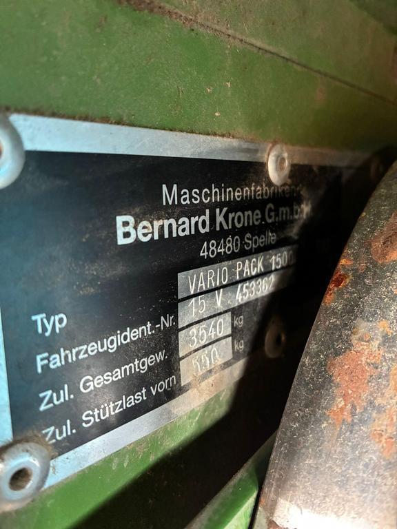 Krone VARIO PACK 1500 Round balers