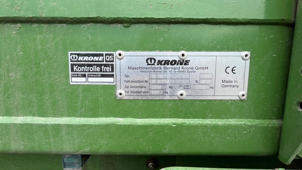 Krone ZX 450 GL Selvlæssende vogne